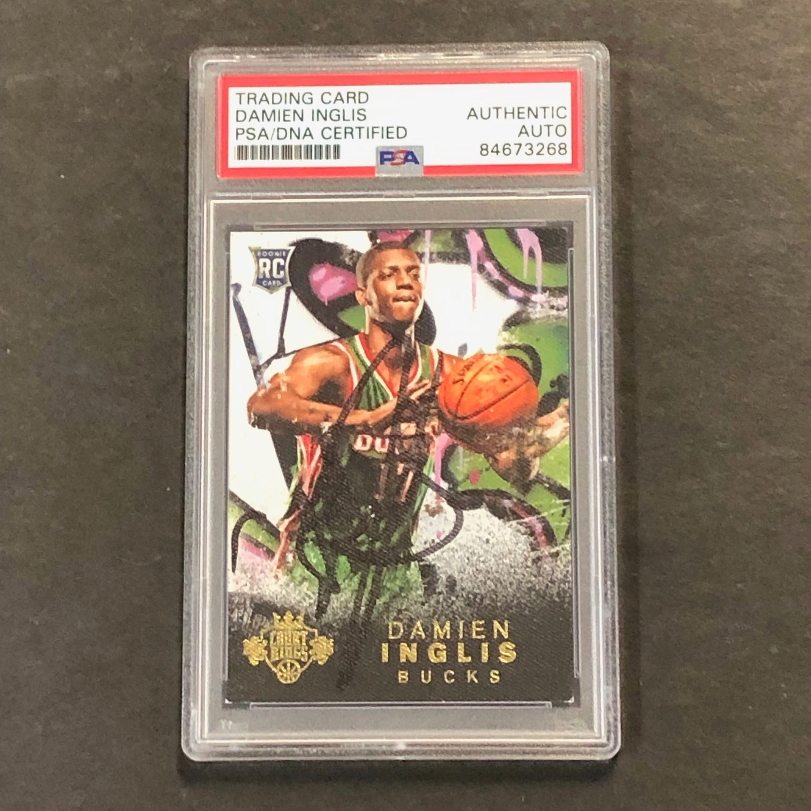 2014-15 Panini Court Kings #194 DAMIEN INGLIS Signed Card AUTO PSA Slabbed RC Bu