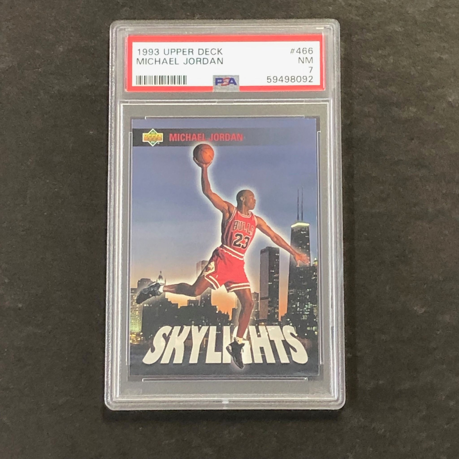 1993 Upper Deck #466 Michael Jordan PSA 7 NM Bulls