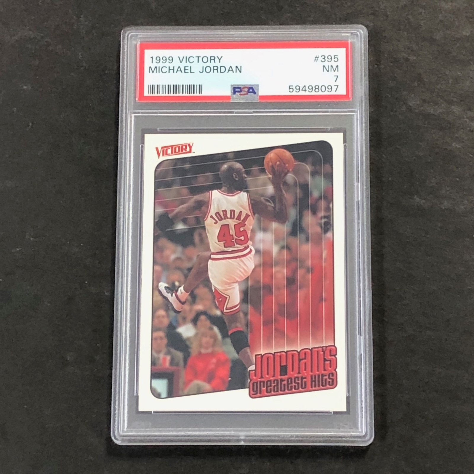 1999 Victory #395 Michael Jordan PSA 7 NM Bulls