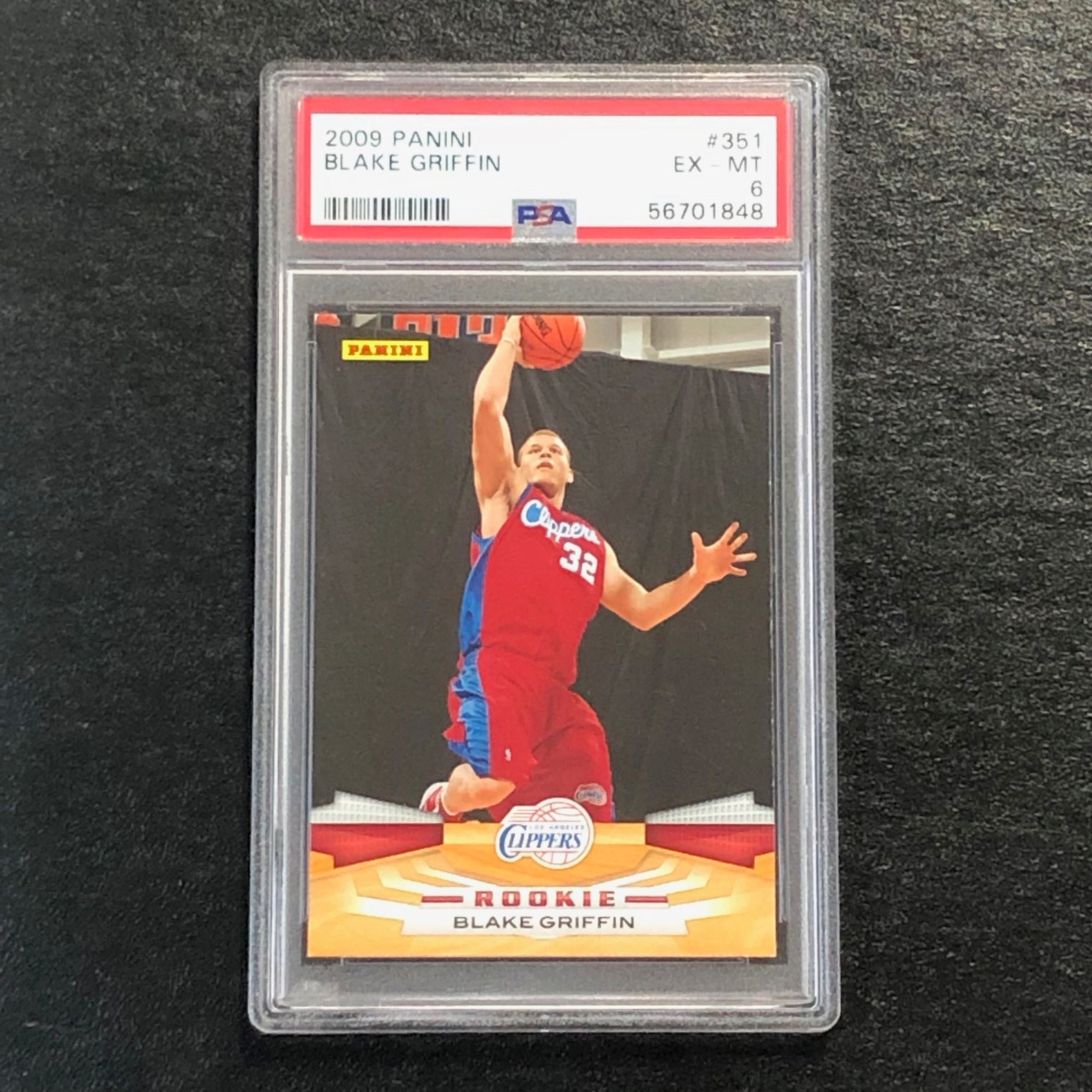 2009 Panini #351 Blake Griffin PSA 6 EX MT Clippers