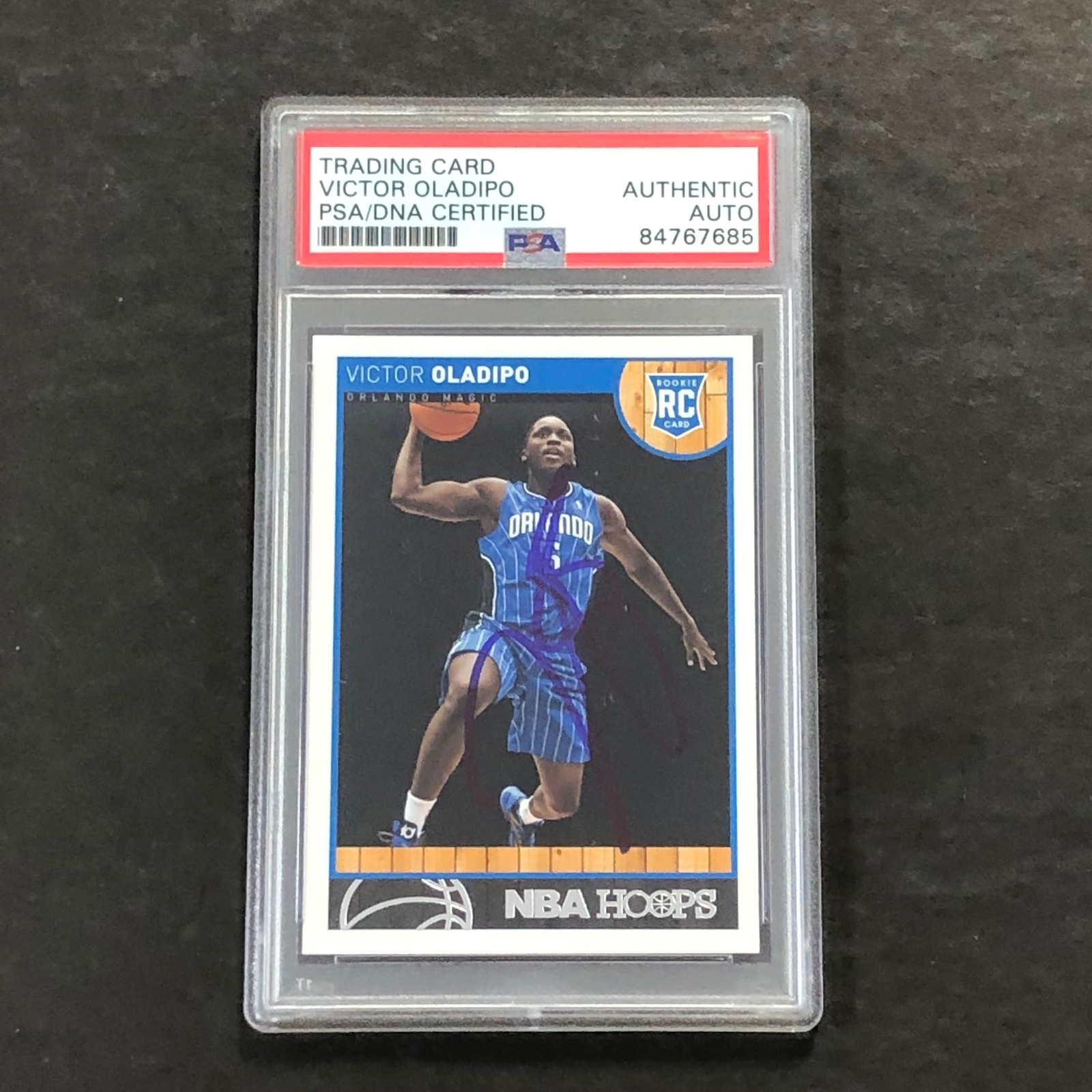 2013-14 Panini NBA Hoops #262 Victor Oladipo Signed Rookie card PSA/DNA AUTO Aut