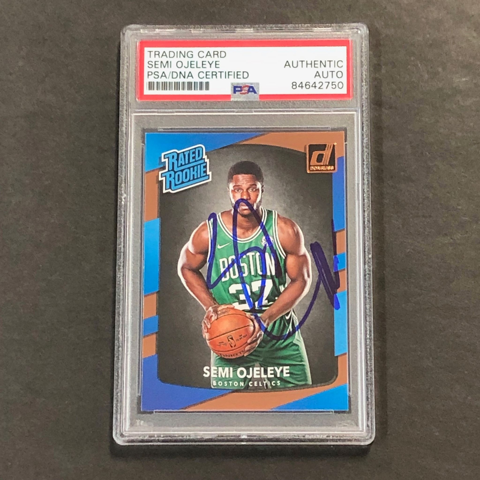 2017-18 Donruss Rated Rookie #164 Semi Ojeleye Signed Card AUTO PSA Slabbed RC C