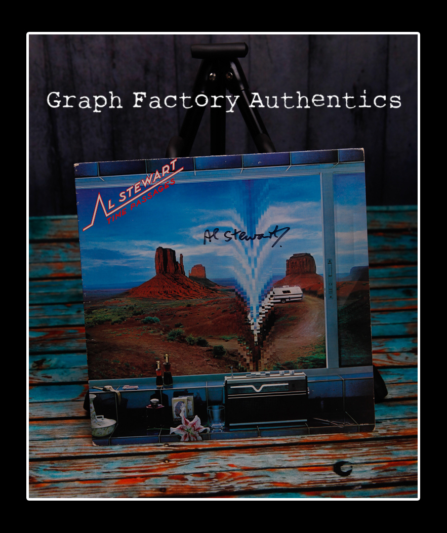 Al Stewart *TIME PASSAGES* Signed Autographed Record Album AD4 COA GFA PROOF!