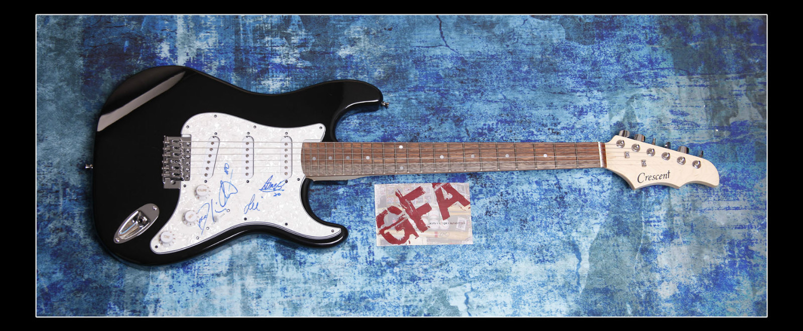 **GFA LIAR LIAR *HUNTER VALENTINE* SIGNED ELECTRIC GUITAR H2 COA** COLLECTIBLE MEMORABILIA