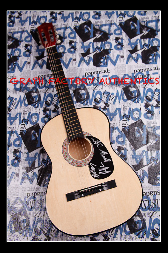 GFA Come With Me Now * KONGOS * Signed Acoustic Guitar AD1 COA