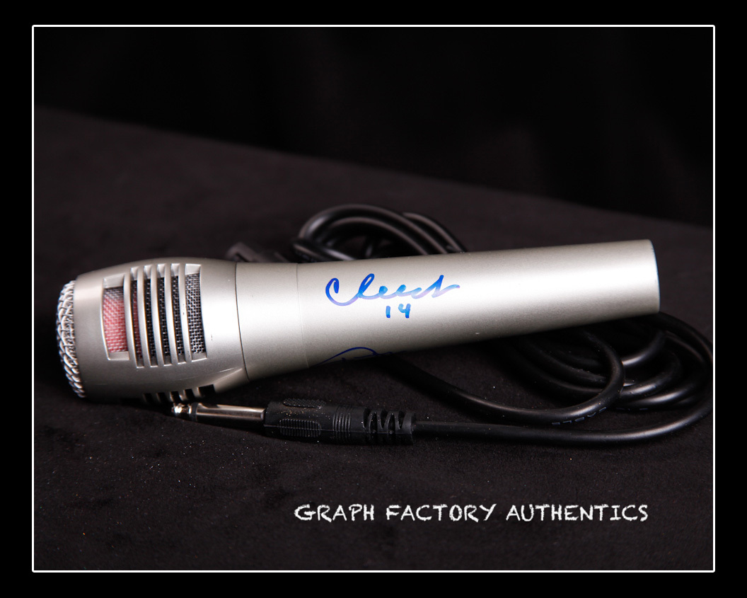 **GFA UP IN SMOKE MOVIE *CHEECH AND CHONG* SIGNED NEW MICROPHONE C2 PROOF COA** COLLECTIBLE MEMORABILIA