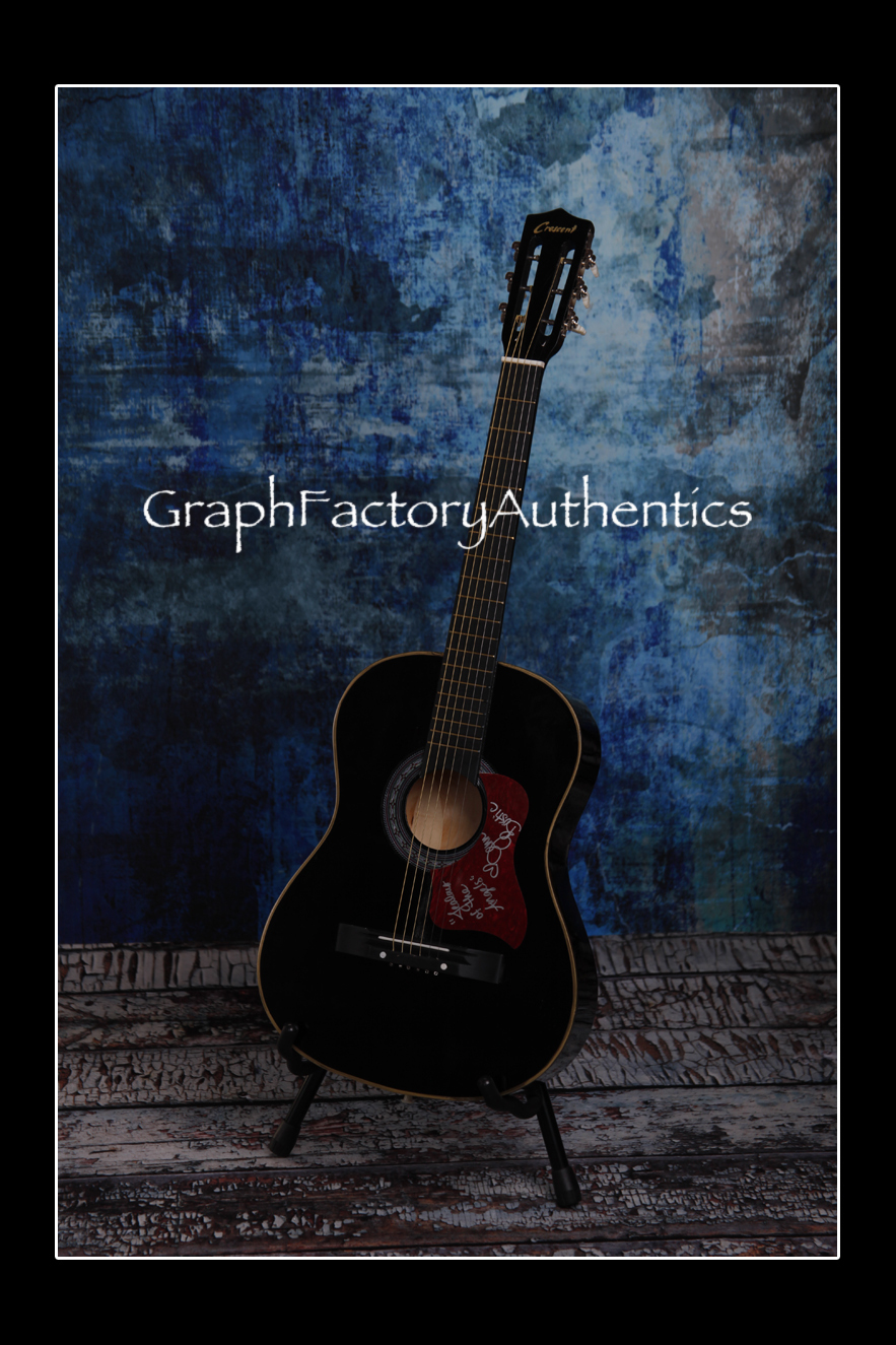 Jenn Bostic *JEALOUS OF THE ANGELS* Signed Acoustic Guitar J3 COA GFA