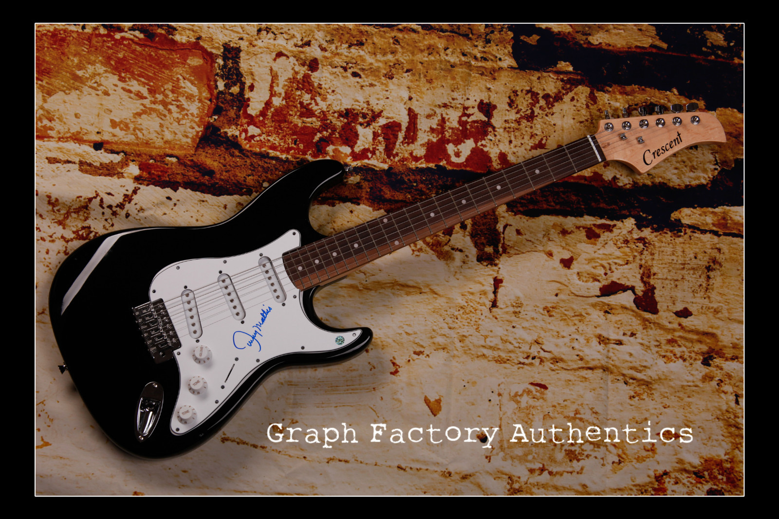 GFA Legendary Pop Star * JOHNNY MATHIS * Signed Electric Guitar J2 COA