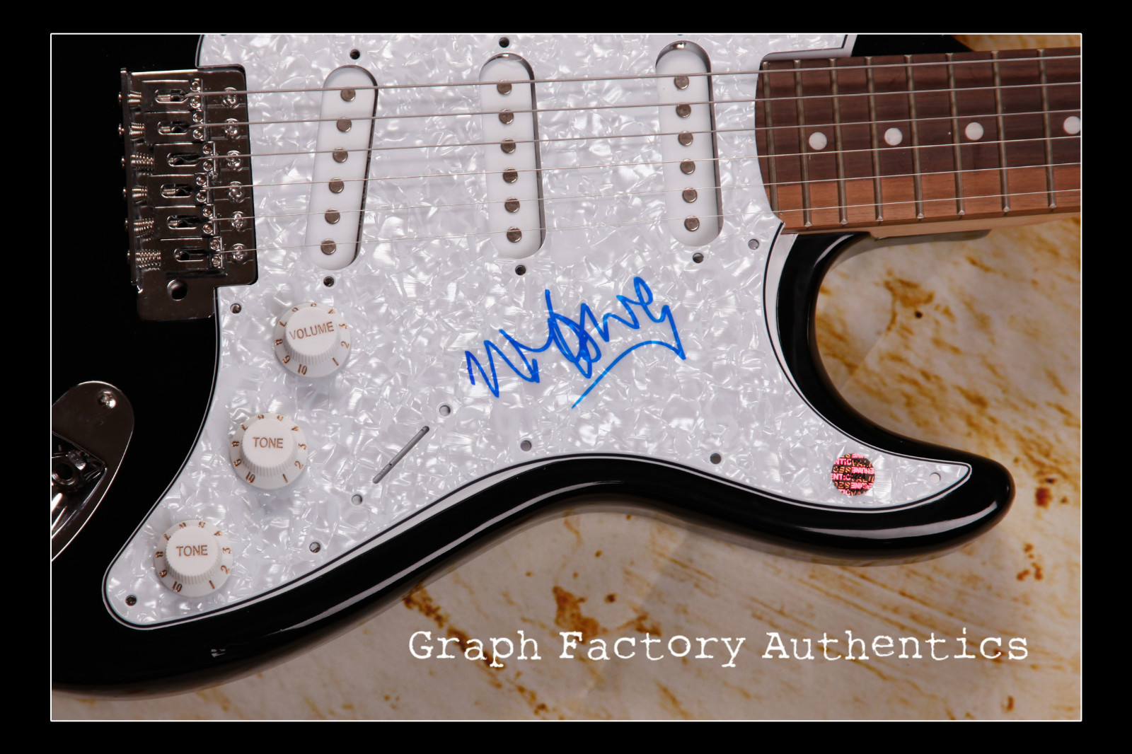 GFA Cruel to be Kind * NICK LOWE * Signed Electric Guitar AD1 COA