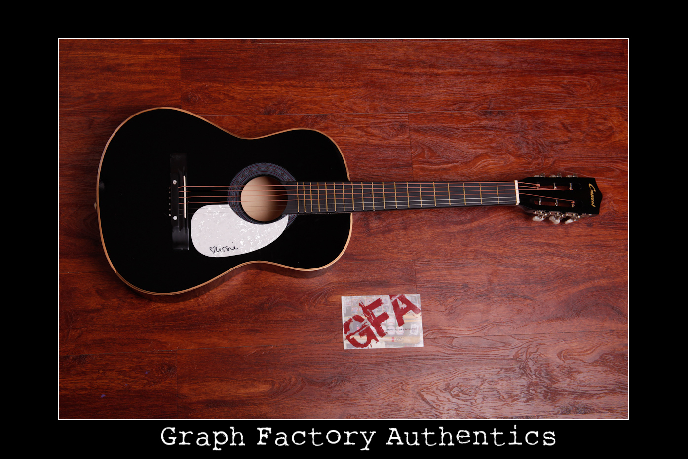 **GFA Elisabeth Corrin Maurus *LISSIE* Signed Acoustic Guitar COA**