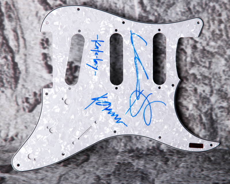 GFA Electro-Pop Group* KATEBOY * Signed Electric Pickguard COA
