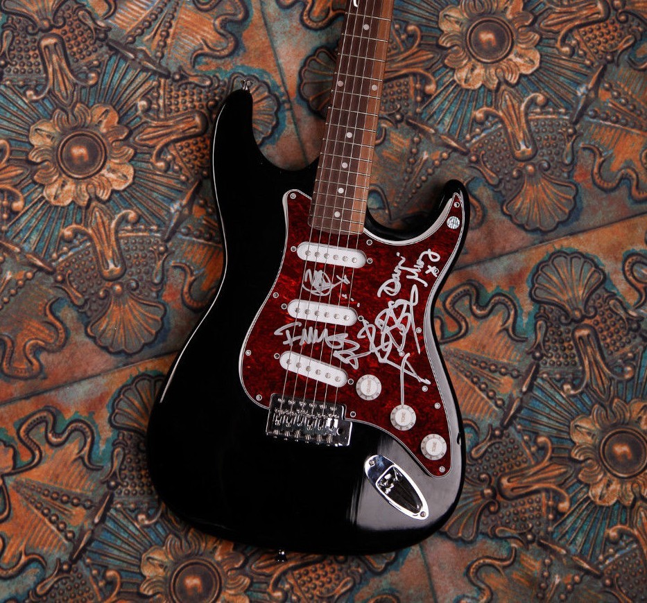 GFA Scottish Rock Band * PRIMAL SCREAM * Signed Electric Guitar LA2 COA