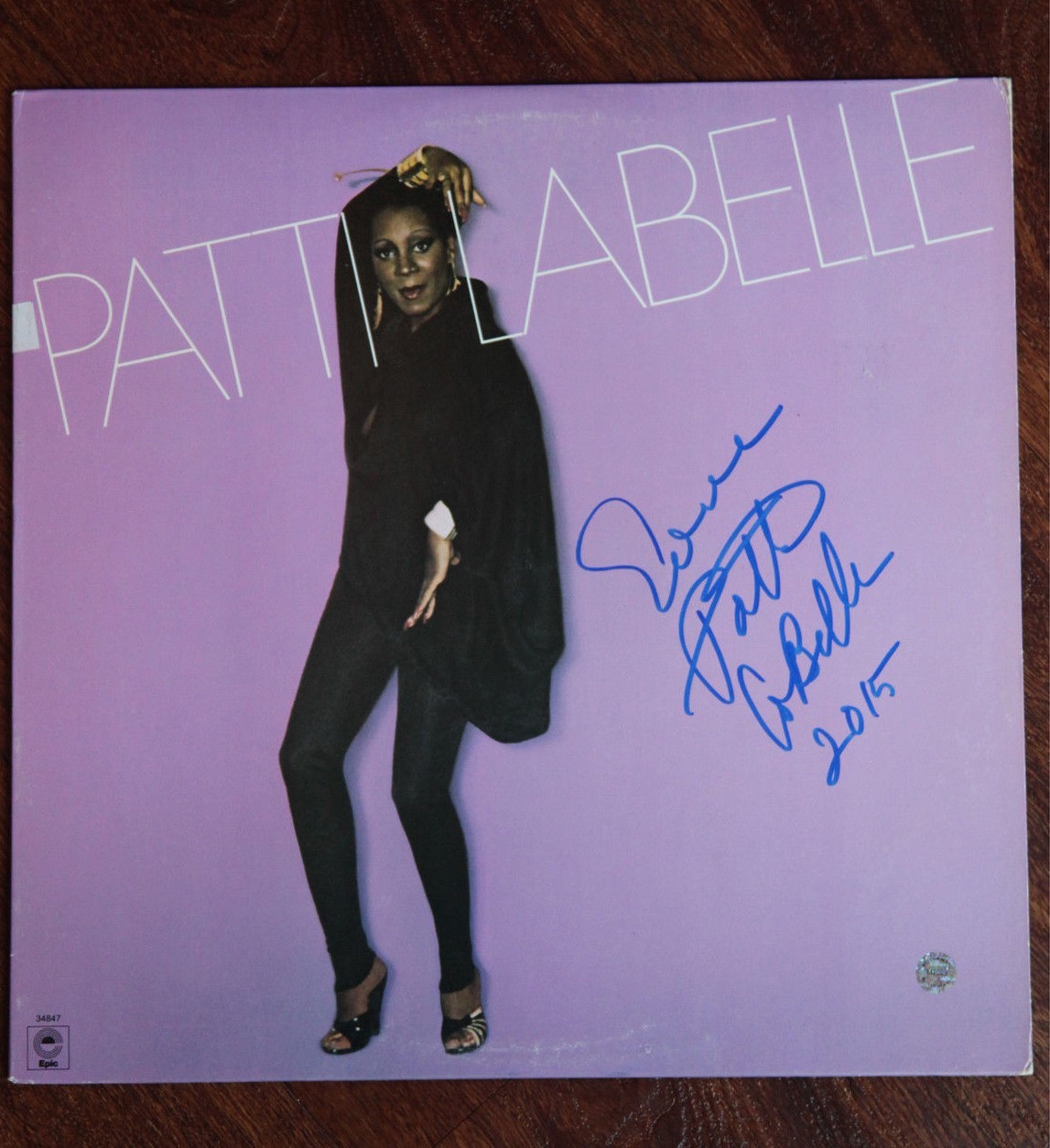 GFA Legendary Diva * PATTI LABELLE * Signed Used Record Album AD4 COA
