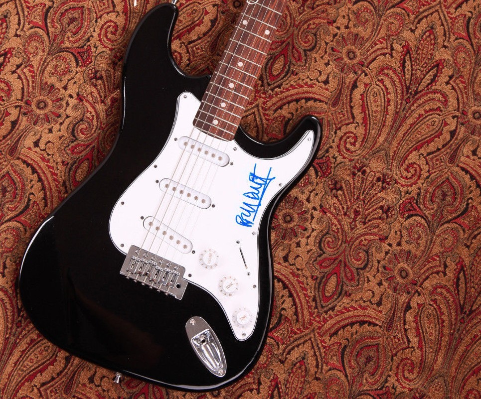 GFA The Cult Frontman * BILLY DUFFY * Signed Electric Guitar COA