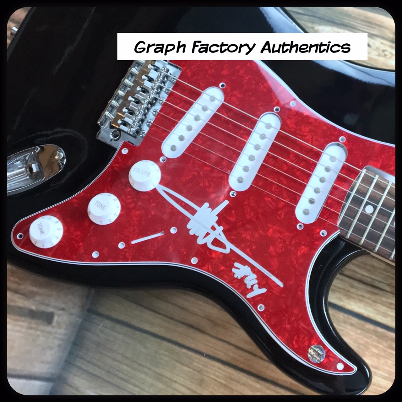 GFA Parachute Band Frontman * WILL ANDERSON * Signed Electric Guitar COA