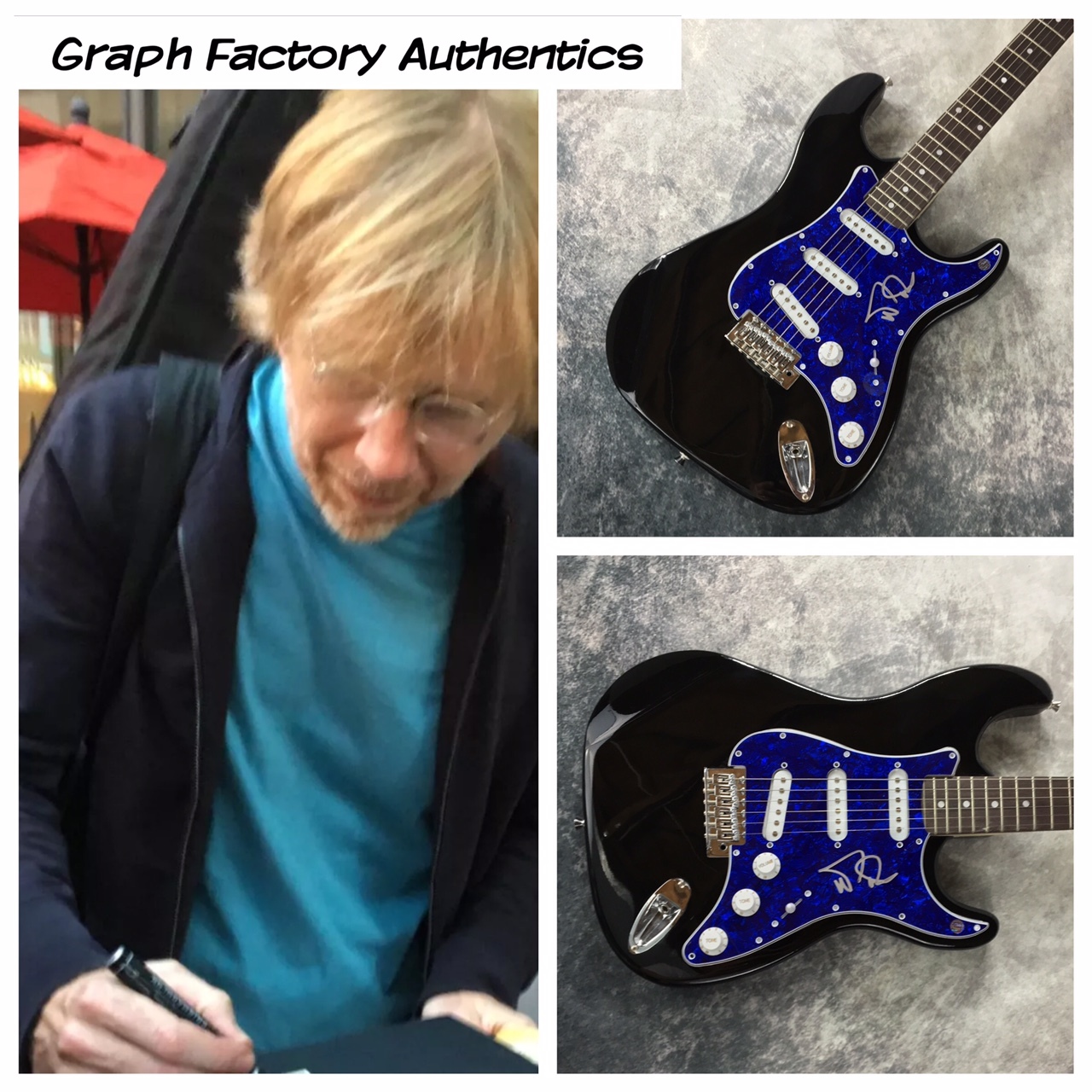 GFA Phish Frontman * TREY ANASTASIO * Signed Electric Guitar PROOF T1 COA