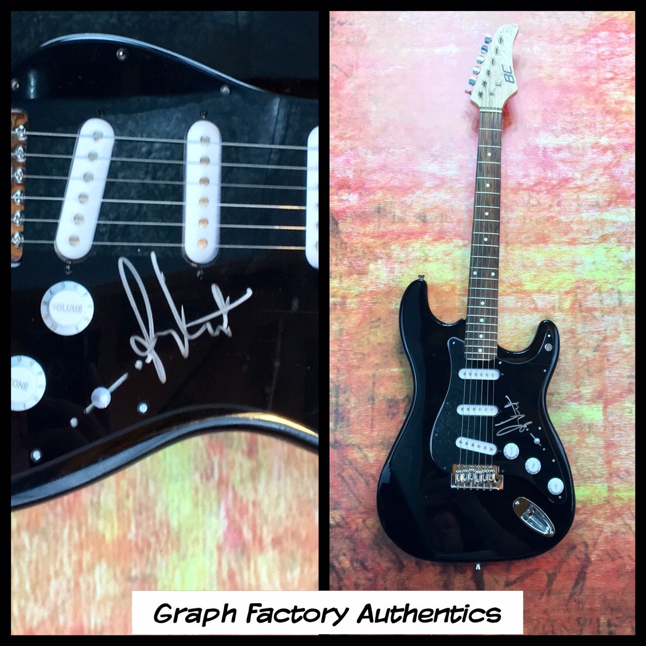 GFA ELECTRO DJ DUBSTEP * FERRY CORSTEN * SIGNED ELECTRIC GUITAR COA COLLECTIBLE MEMORABILIA