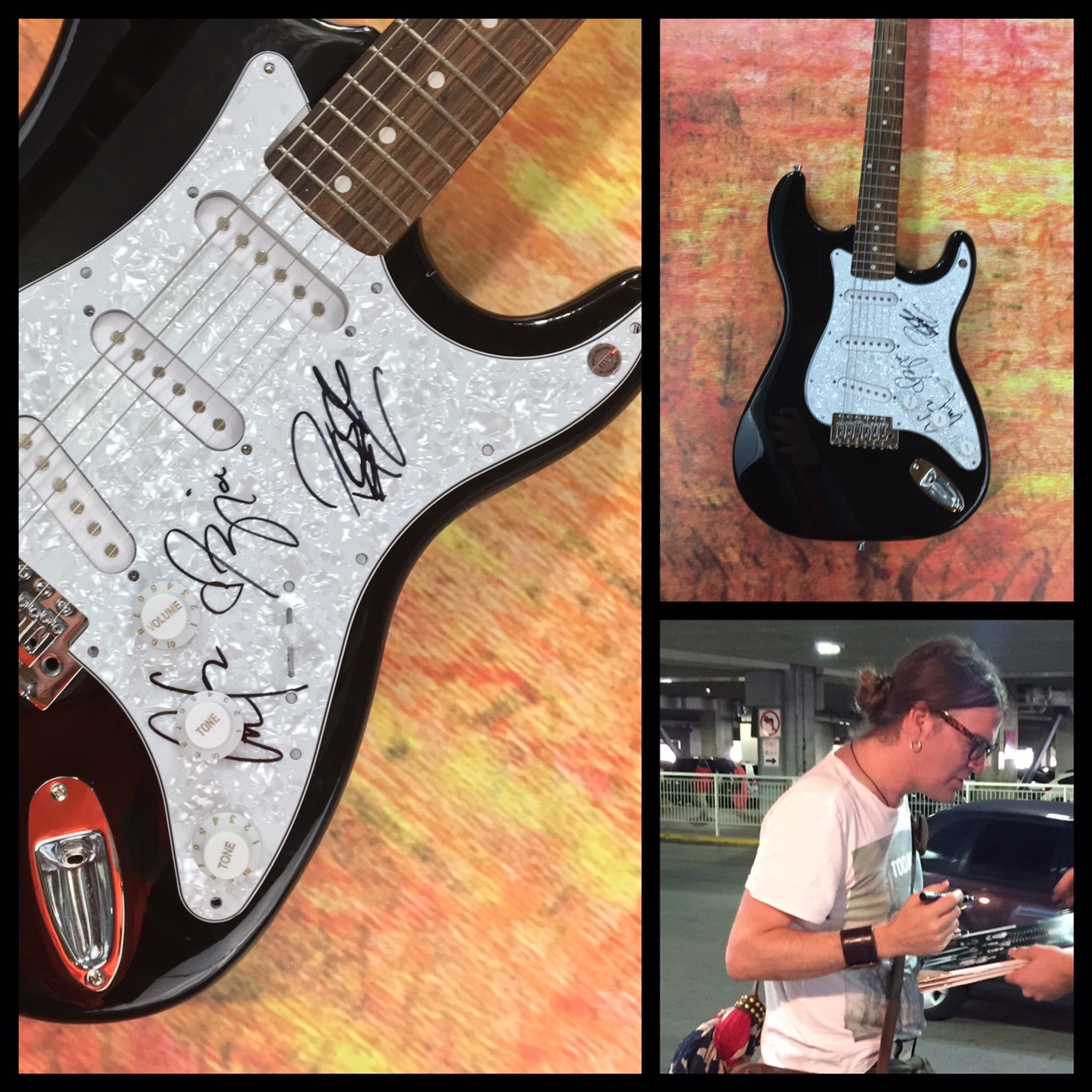 GFA American Rock Band * THE DANDY WARHOLS * Signed Electric Guitar PROOF D2 COA