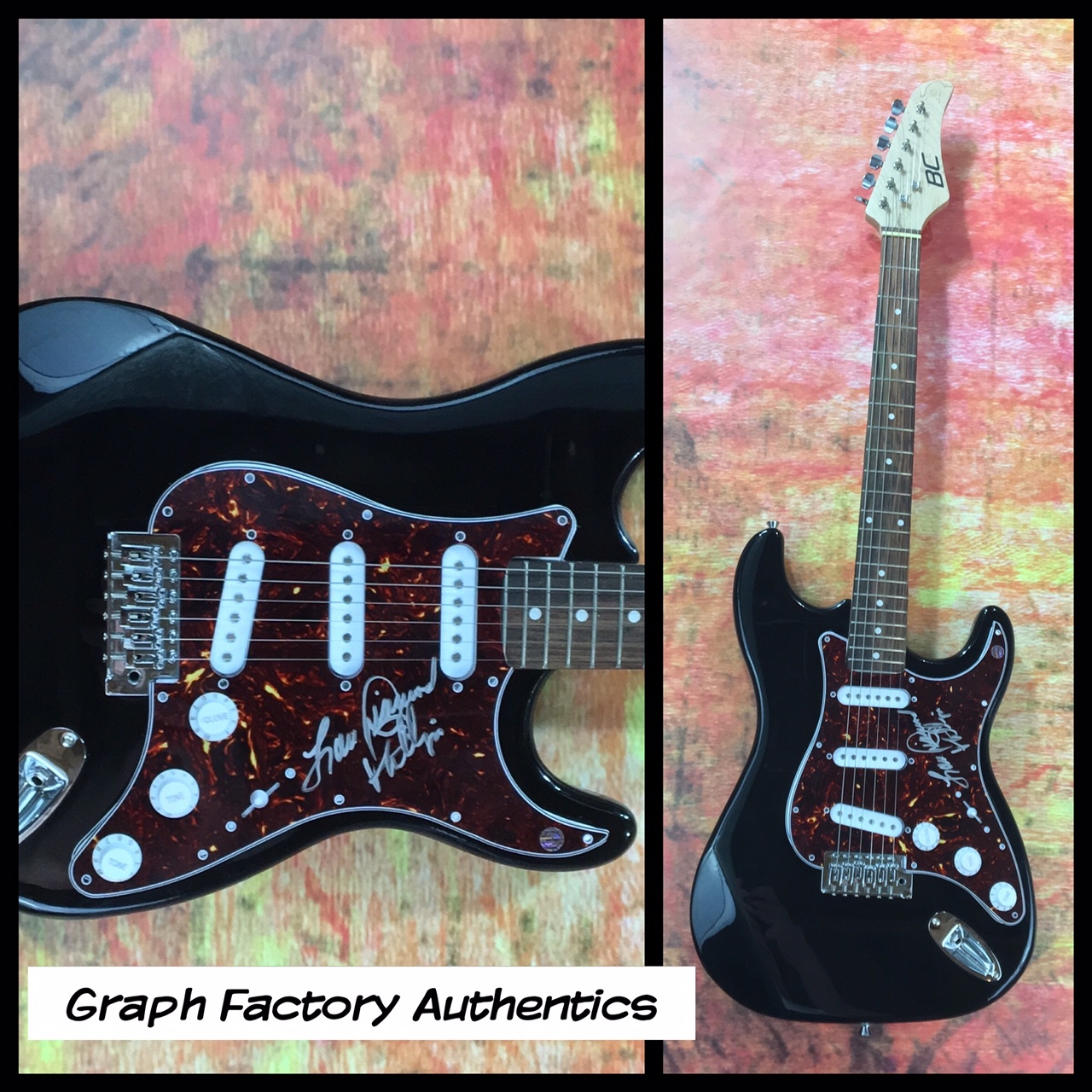 GFA La Bamba * LOU DIAMOND PHILLIPS * Signed Electric Guitar LA1 COA