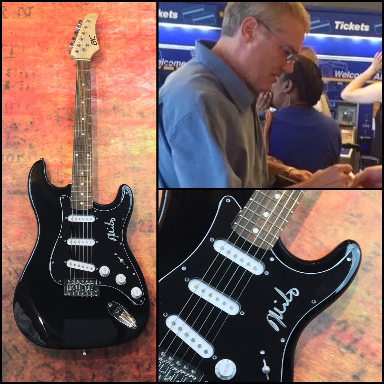 GFA The Descendents Band * MILO AUKERMAN * Signed Electric Guitar PROOF AD2 COA