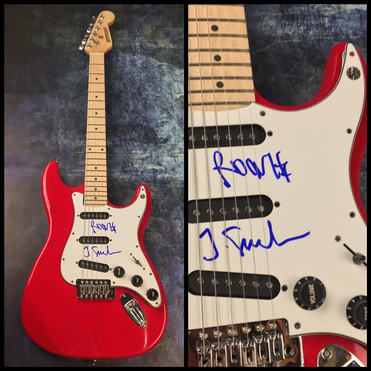 GFA Romy Croft & Jamie Smith * THE XX * Band Signed Electric Guitar AD2 COA