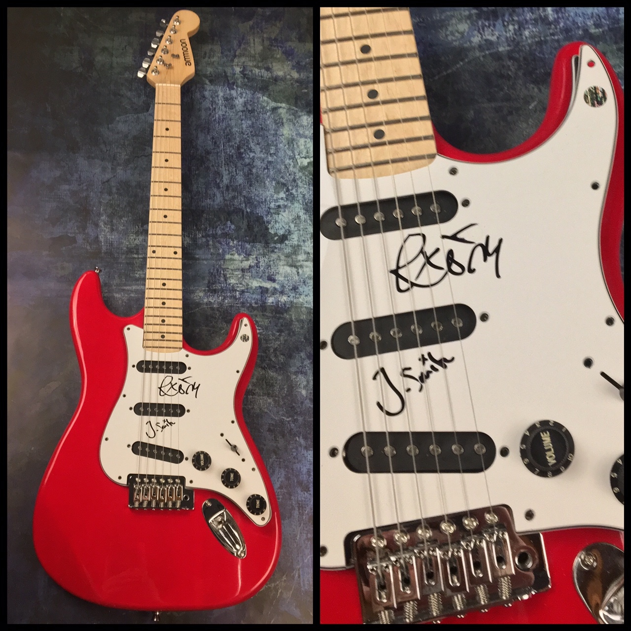 GFA Romy Croft & Jamie Smith * THE XX * Band Signed Electric Guitar AD3 COA