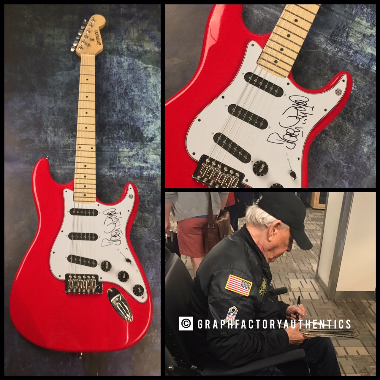 GFA Wild One & Volare * BOBBY RYDELL * Signed Electric Guitar PROOF COA