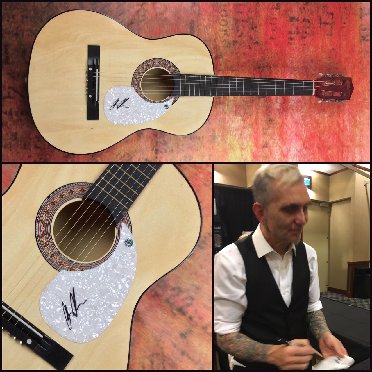 GFA Everclear Lead Singer * ART ALEXAKIS * Signed Acoustic Guitar PROOF A1 COA