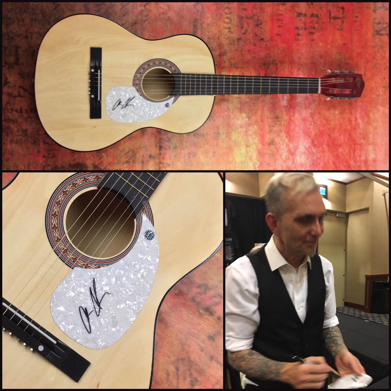 GFA Everclear Lead Singer * ART ALEXAKIS * Signed Acoustic Guitar PROOF A3 COA