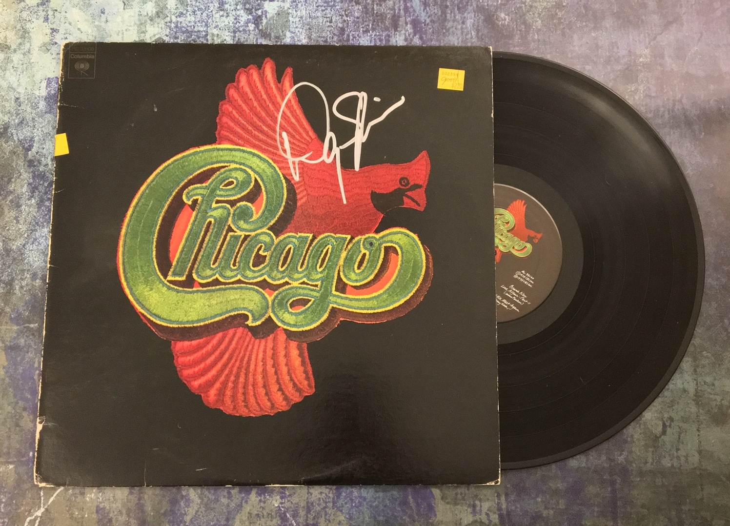 GFA Chicago Band Drummer * DANNY SERAPHINE * Signed Record Album AD5 COA