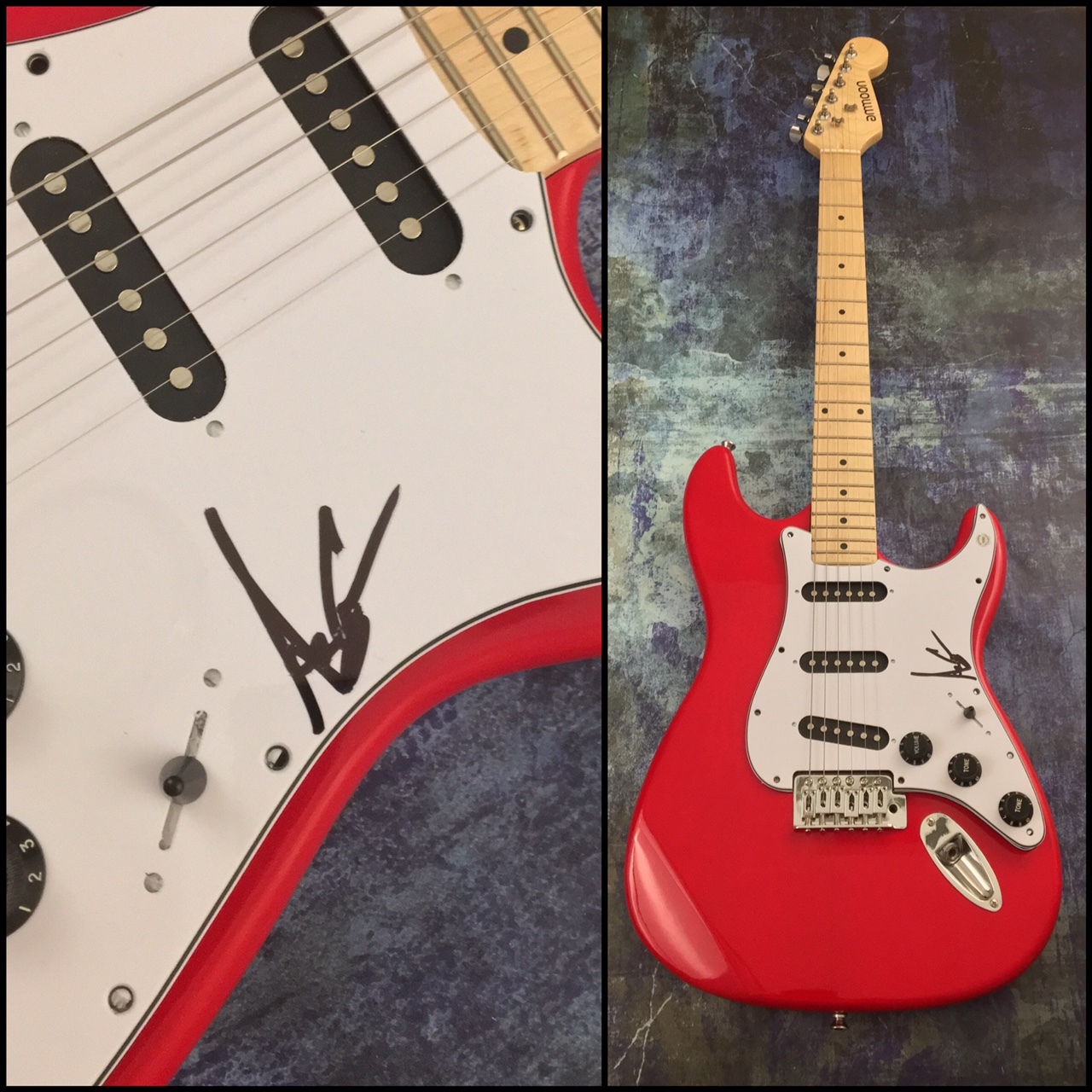 GFA Fresh Eyes * ANDY GRAMMER * Signed Autographed Electric Guitar AD2 COA