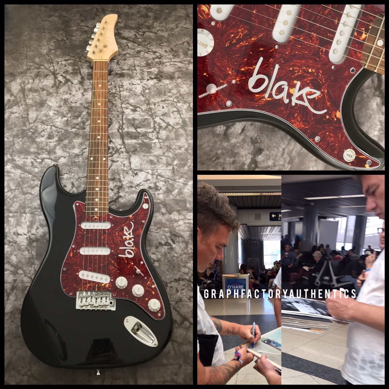 GFA Jawbreaker * BLAKE SCHWARZENBACH * Signed Electric Guitar PROOF COA