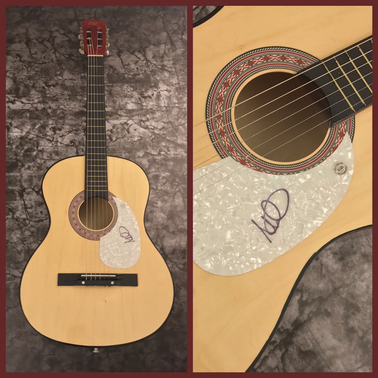 GFA The Alarm Singer * MIKE PETERS * Signed Acoustic Guitar PROOF M2 COA