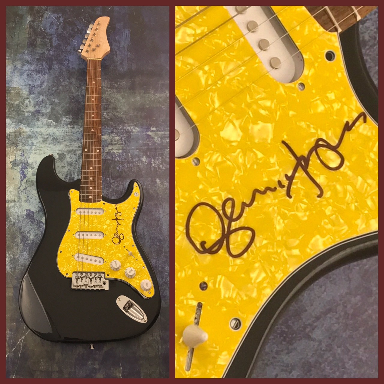 GFA Deep Purple * GLEN HUGHES * Signed Autographed Electric Guitar LA2 COA