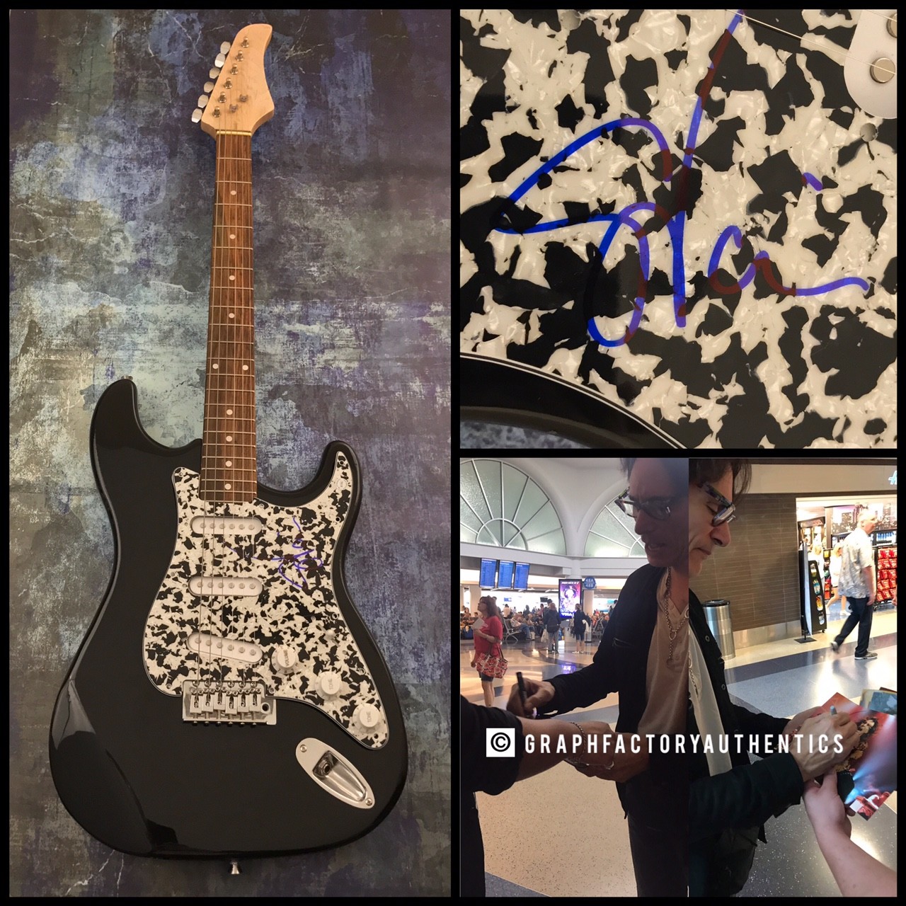 GFA Rock Top Guitarist * STEVE VAI * Signed Electric Guitar PROOF LA2 COA