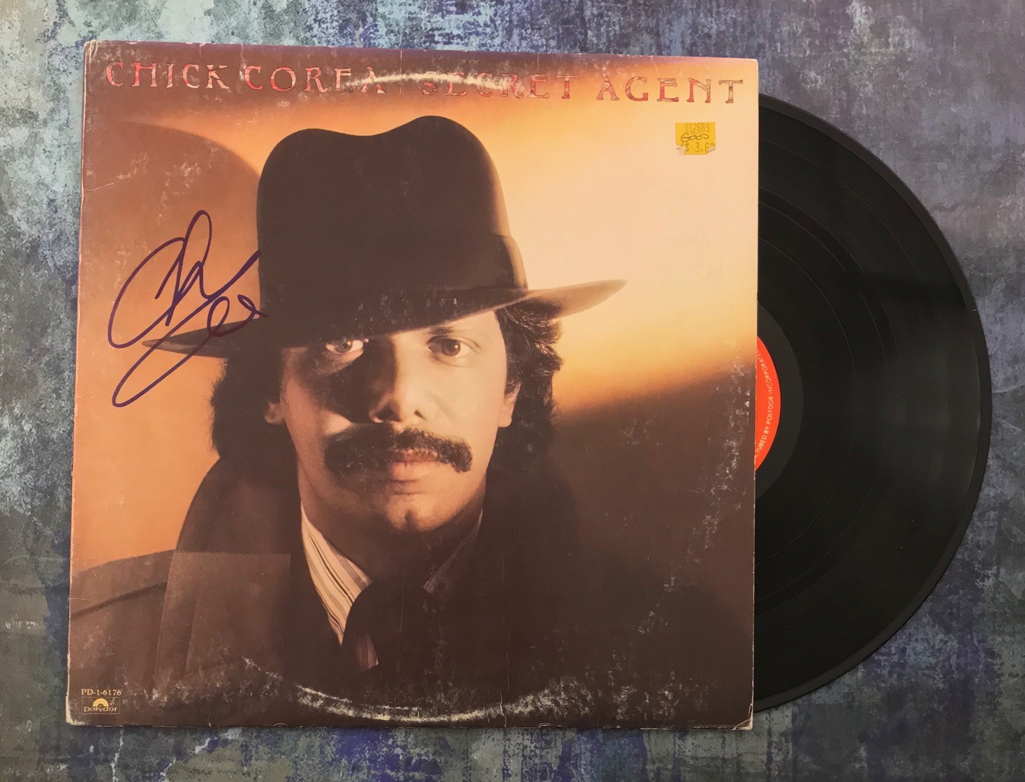 GFA Secret Agent * CHICK COREA * Signed Autographed Record Album PROOF C1 COA