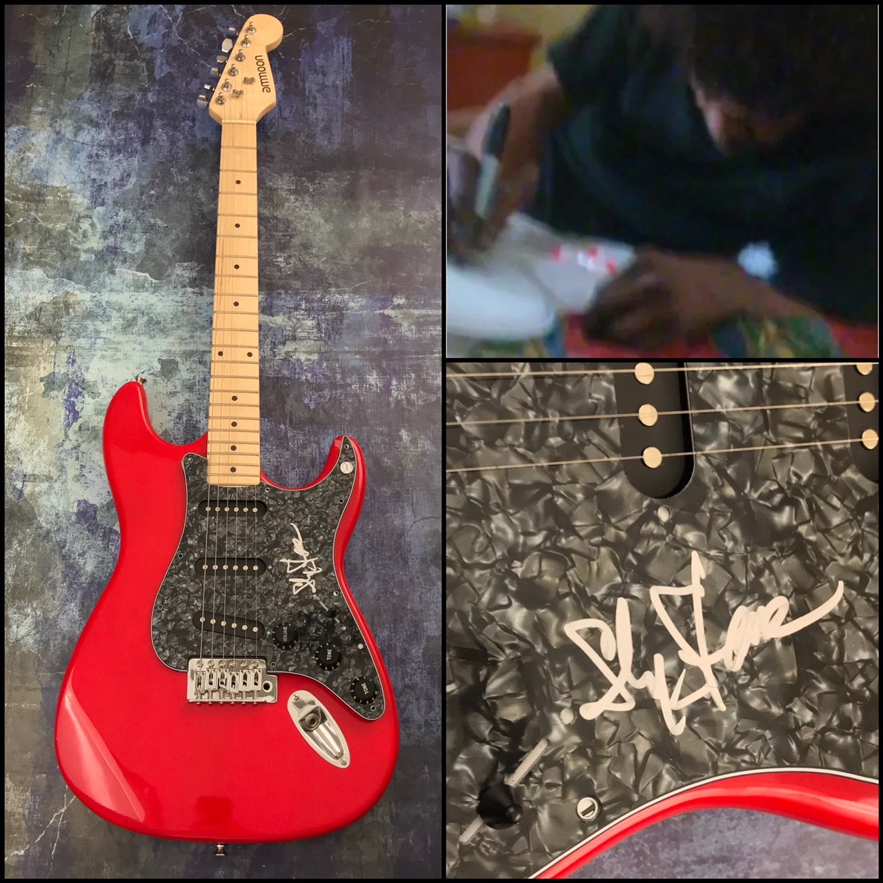 GFA Sly and the Family Stone * SLY STONE * Signed Electric Guitar PROOF S3 COA