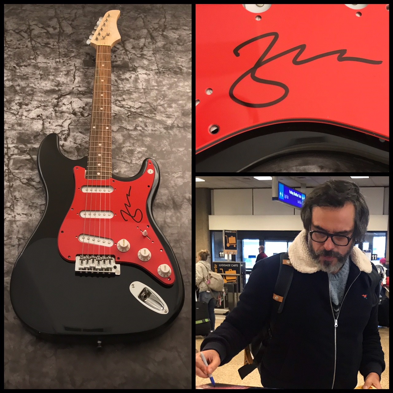 GFA Flight of the Concords * JEMAINE CLEMENT * Signed Electric Guitar COA