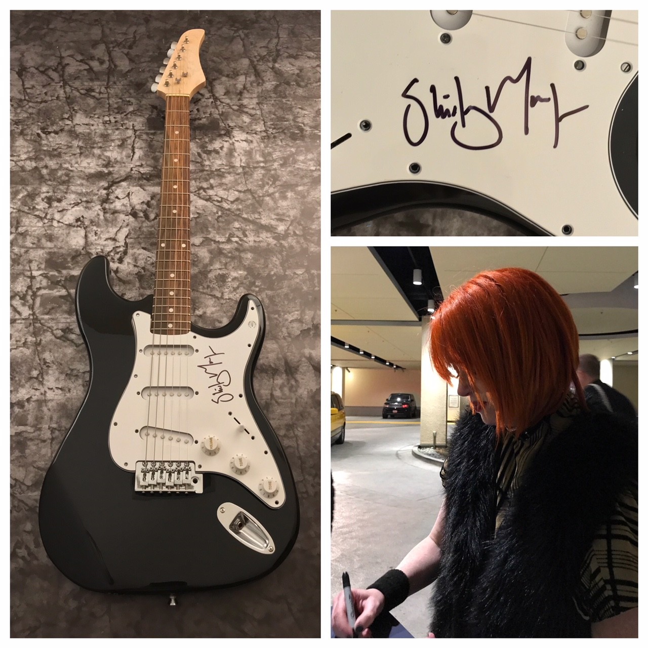 GFA Garbage Rock Star * SHIRLEY MANSON * Signed Electric Guitar PROOF LA1 COA
