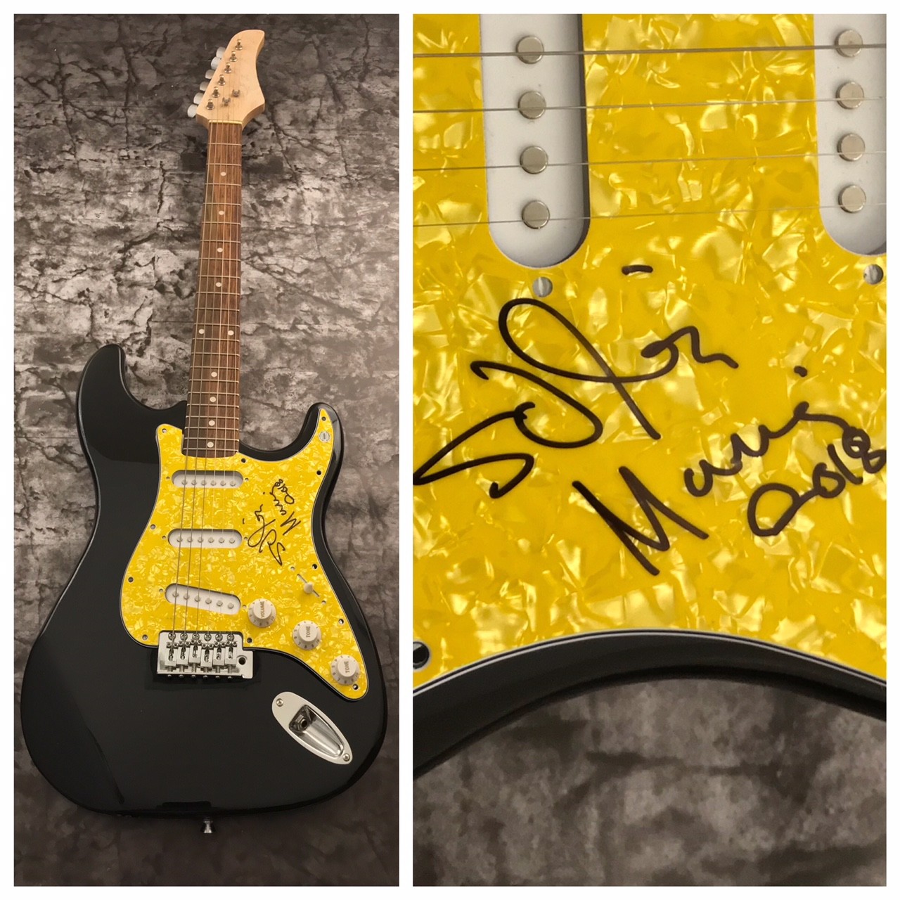 GFA Mana Band Guitarist * SERGIO VALLIN * Signed Electric Guitar LA1 COA