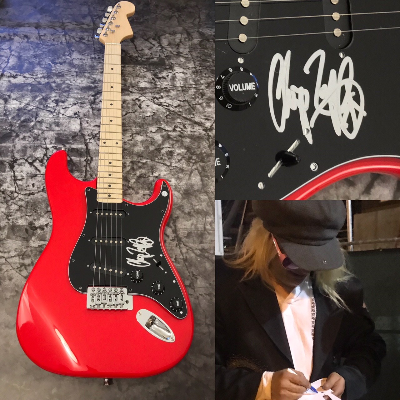 GFA Enuff Z'Nuff Band * CHIP Z'NUFF * Signed Electric Guitar PROOF AD1 COA