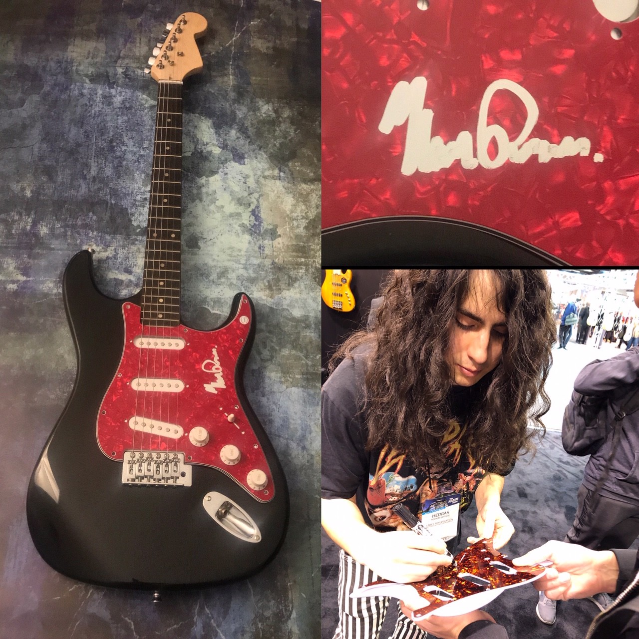 GFA The Impressionist Guitarist * HEDRAS RAMOS * Signed Electric Guitar H1 COA