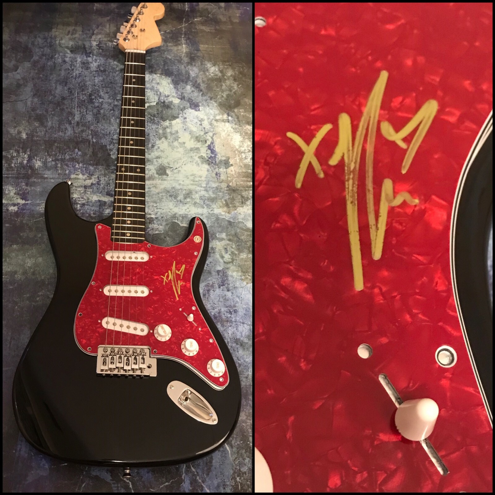 GFA Sexy Aurora Like That * BEA MILLER * Signed Autograph Electric Guitar C COA