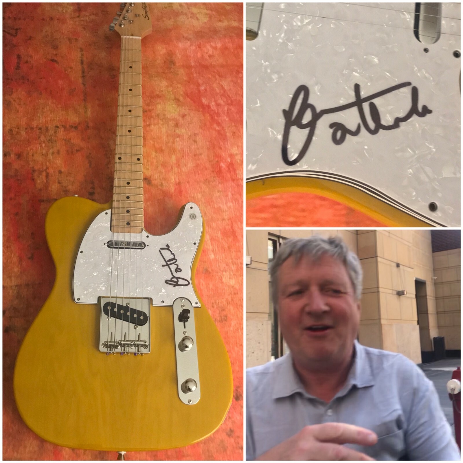 GFA Squeeze Band Tempted * GLENN TILBROOK * Signed Electric Guitar PROOF G4 COA