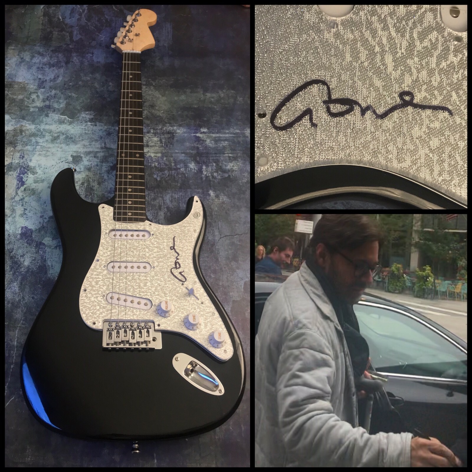 GFA Elegant Gypsy Guitarist * AL Di MEOLA * Signed Electric Guitar PROOF COA