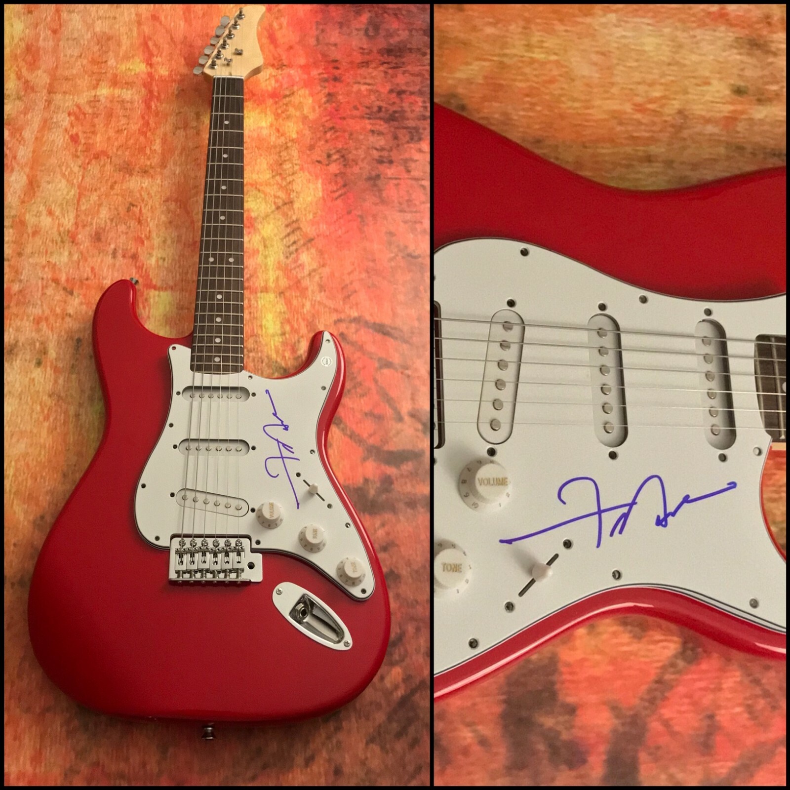 GFA Venus Why Teen Idol Legend * FRANKIE AVALON * Signed Electric Guitar F3 COA