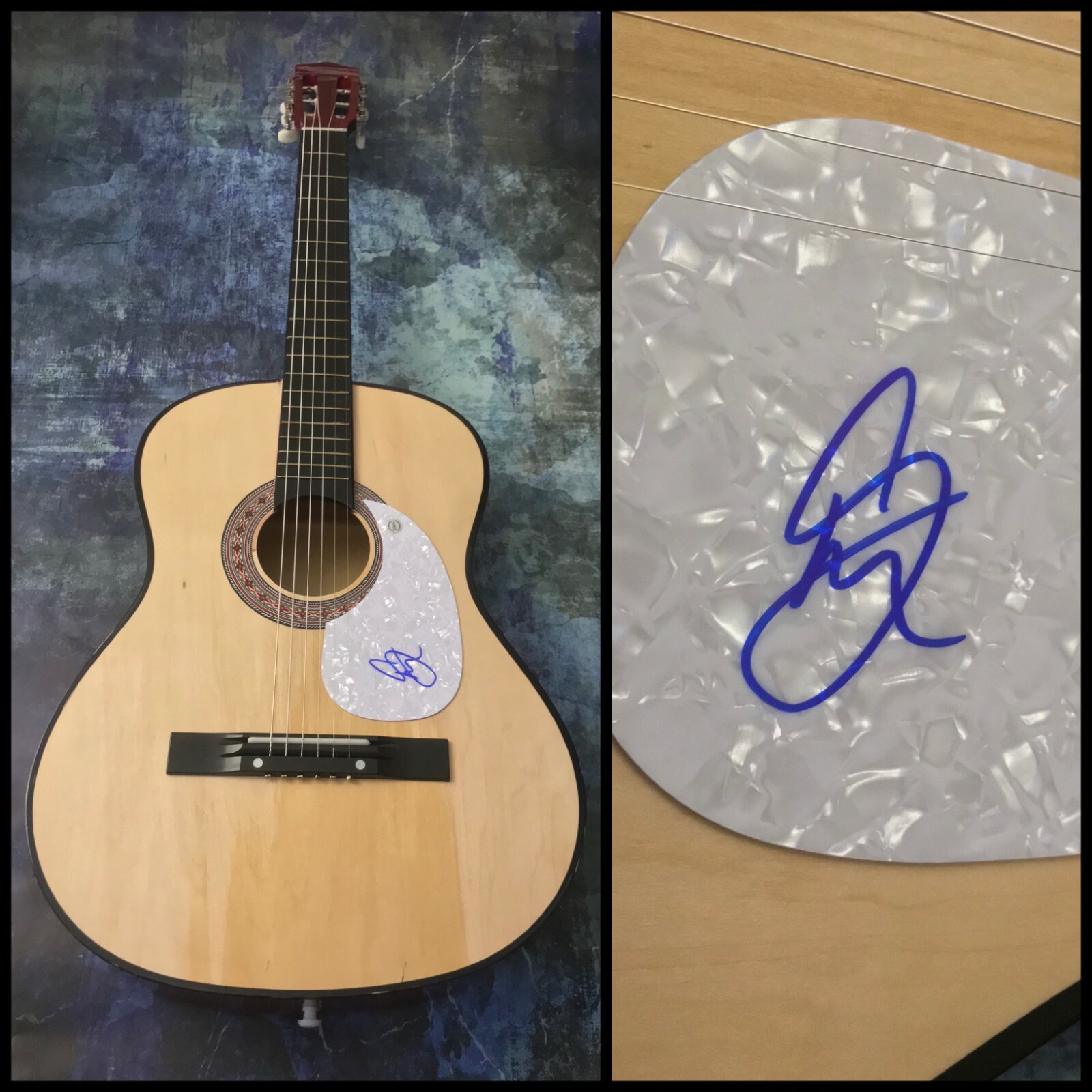 GFA Backstreet Boys Long Road * AJ McLEAN * Signed Acoustic Guitar A2 COA