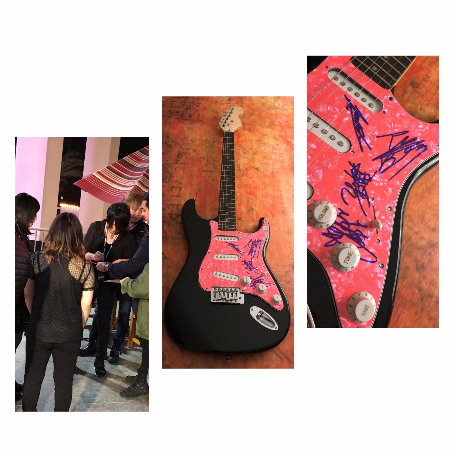 GFA Yuki Attraction 4D Band * D_DRIVE * Band Signed Electric Guitar COA