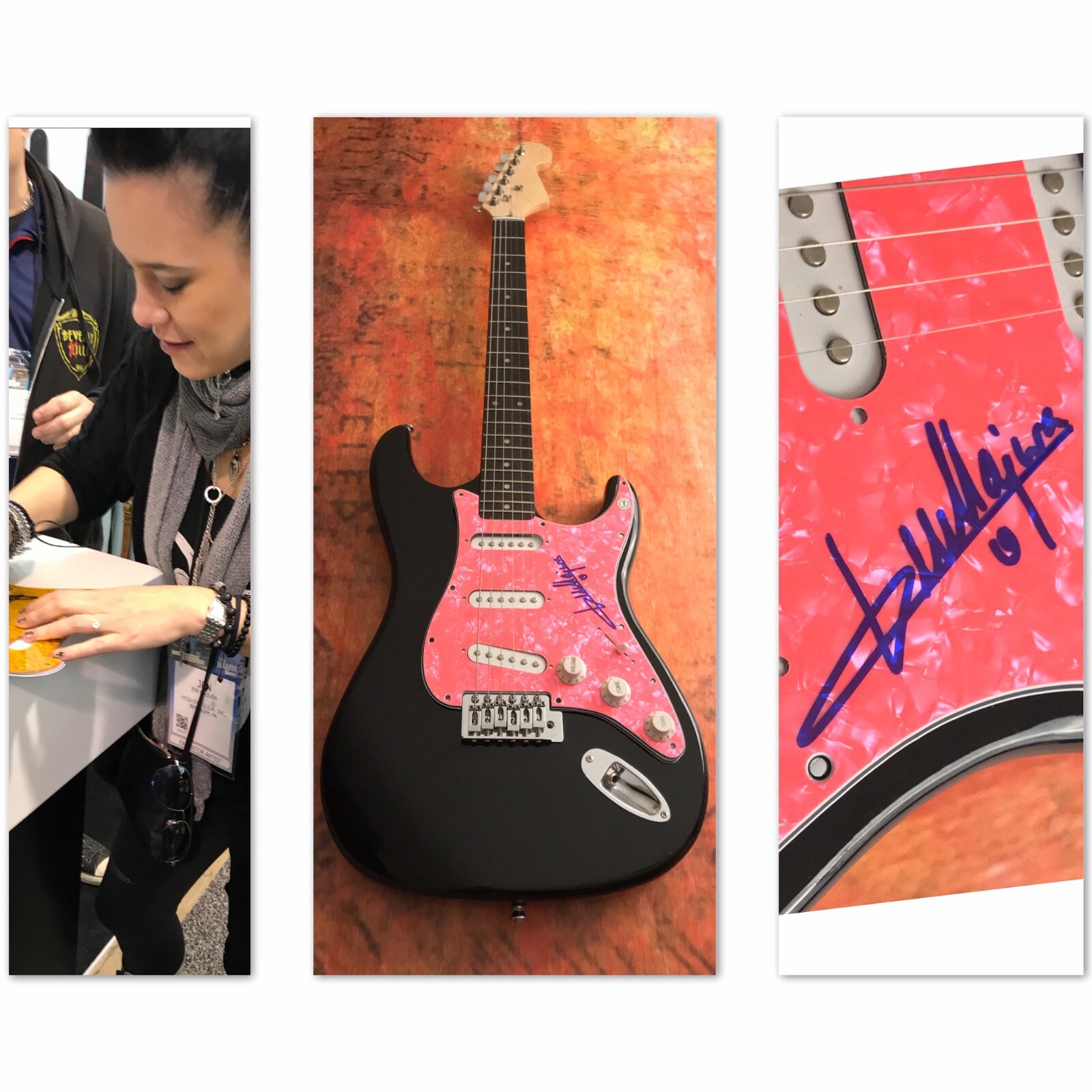GFA Evanescence Guitarist * JEN MAJURA * Signed Electric Guitar PROOF J2 COA