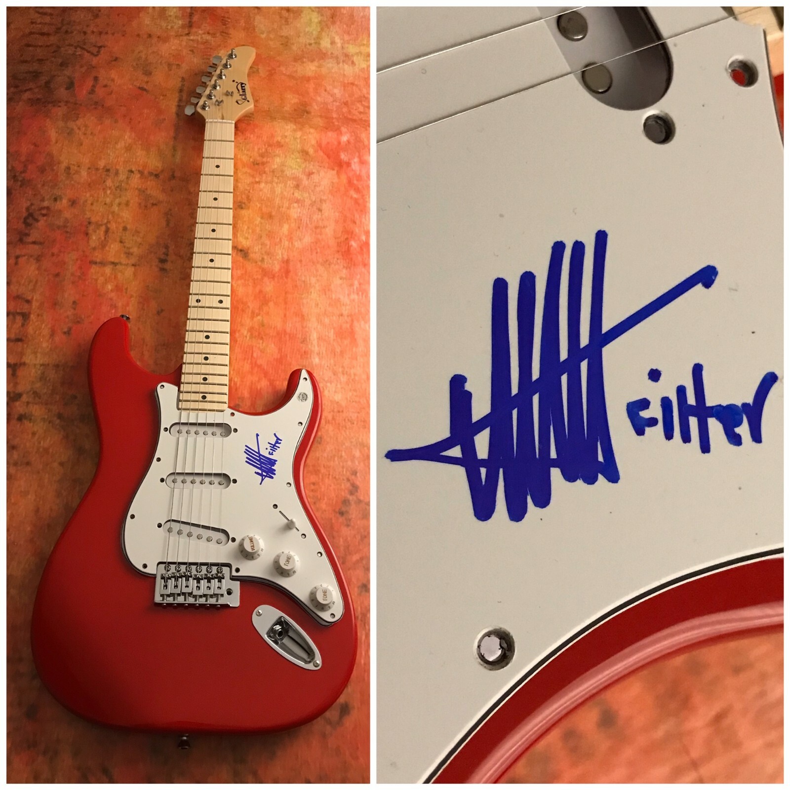 GFA Filter Title of Record * RICHARD PATRICK * Signed Electric Guitar R3 COA